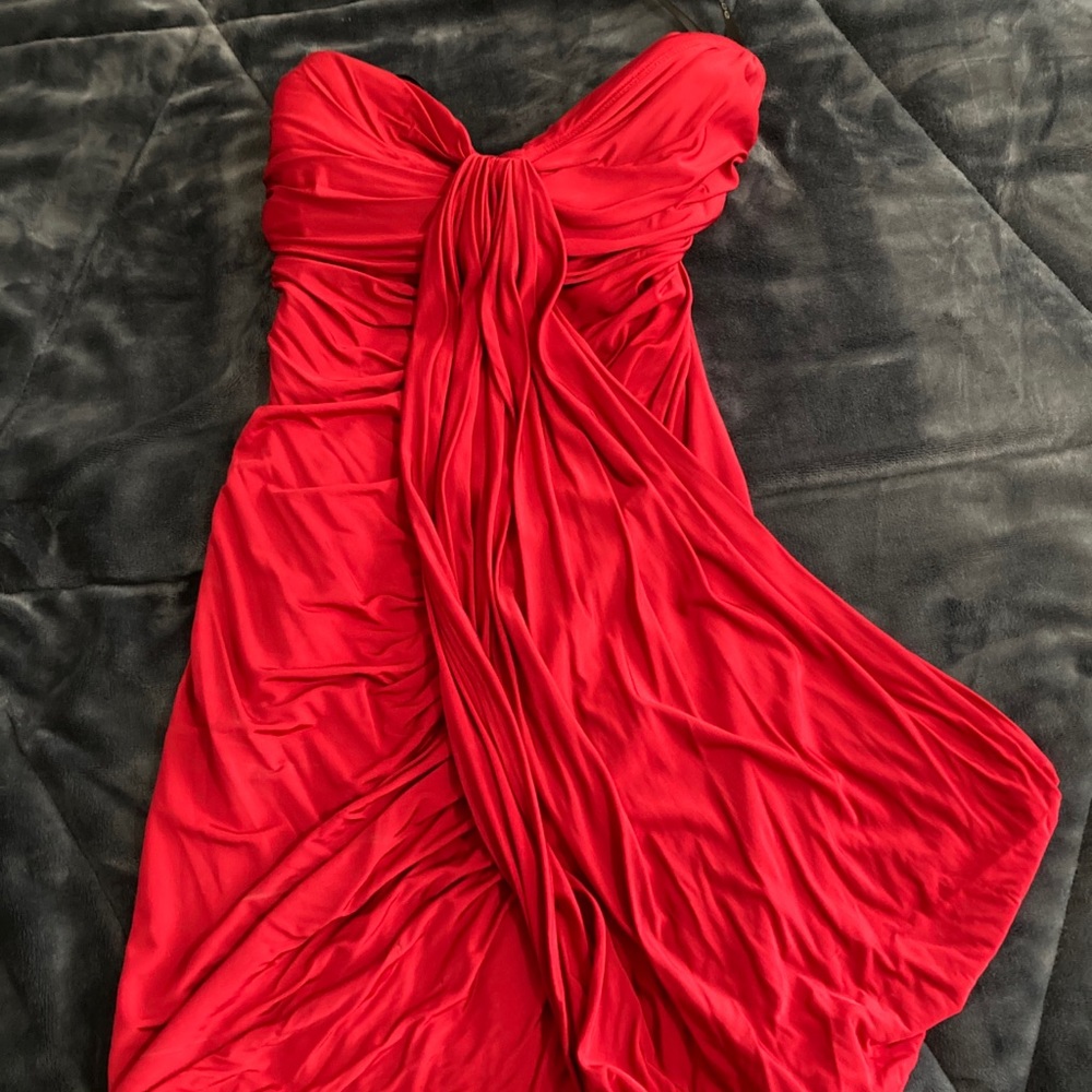 Bebe Mini Red Dress